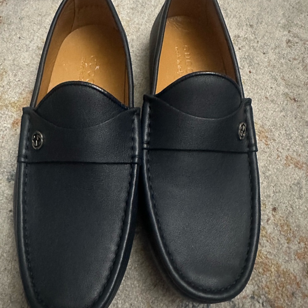 Gucci Men's Navy Loafers